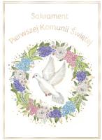 Opakowanie Karnet B6 Komunia Gołąb Majowy