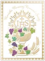 Opakowanie Karnet B6 Komunia Kielich Komunijny