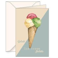 Opakowanie Karnet B6 + koperta 5997 Lody