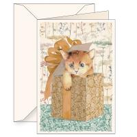 Opakowanie Karnet B6 + koperta 6121 Kot w prezencie