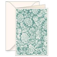 Opakowanie Karnet B6 + koperta 6133 Turkusowe goździki