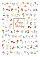 Opakowanie Karnet B6 + koperta MO3066X1-1 Urodziny Kwiatuszki