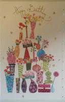 Opakowanie Karnet B6 + koperta MO3369W1 Kwiaty w wazonach