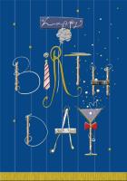 Opakowanie Karnet B6 + koperta MO4891 Urodziny Niebieskie