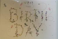 Opakowanie Karnet B6 + koperta MO5086X1 Napis z kwiatów