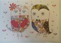 Opakowanie Karnet B6 + koperta MO5859 Sowy