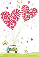 Opakowanie Karnet B6 + koperta MO6705 Ślub Auto