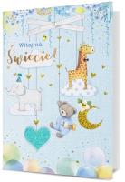 Opakowanie Karnet B6 Narodziny chłopiec