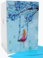 Opakowanie Karnet B6 NME-006 Brokat Huśtawka