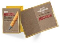 Opakowanie Karnet B6 PR-424 Dla najlepszego Nauczyciela