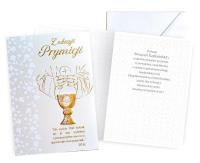 Karnet B6 Prymicja. Autor: Kukartka. SmakLiter.pl Okładka książki Karnet B6 Prymicja