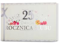 Opakowanie Karnet B6 Rocznica ślubu 25