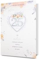 Opakowanie Karnet B6 Rocznica ślubu 25