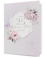 Opakowanie Karnet B6 Rocznica ślubu 25