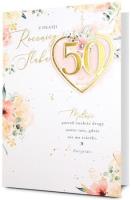 Opakowanie Karnet B6 Rocznica ślubu 50