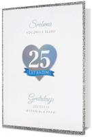Opakowanie Karnet B6 Rocznica ślubu Srebrna HM200-2528