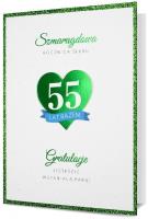 Opakowanie Karnet B6 Rocznica ślubu Szmaragdowa HM200-2534