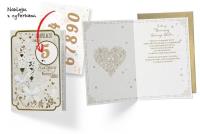 Opakowanie Karnet B6 Rocznica (wymienne cyfry)