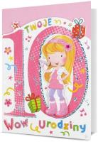 Opakowanie Karnet B6 Urodziny 10