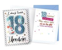 Opakowanie Karnet B6 Urodziny 18