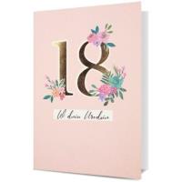 Opakowanie Karnet B6 Urodziny 18