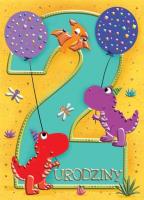 Karnet B6 Urodziny 2 - Dinozaury. Wydawca: Henry. SmakLiter.pl Opakowanie Karnet B6 Urodziny 2 - Dinozaury