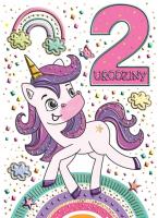 Karnet B6 Urodziny 2 - Jednorożec. Wydawca: Henry. SmakLiter.pl Opakowanie Karnet B6 Urodziny 2 - Jednorożec