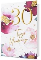 Opakowanie Karnet B6 Urodziny 30