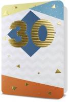 Opakowanie Karnet B6 Urodziny 30