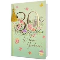 Karnet B6 Urodziny 30. Wydawca: PAN DRAGON. SmakLiter.pl Opakowanie Karnet B6 Urodziny 30