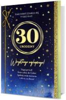Opakowanie Karnet B6 Urodziny 30
