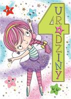 Karnet B6 Urodziny 4 - Tancerka. Wydawca: Henry. SmakLiter.pl Opakowanie Karnet B6 Urodziny 4 - Tancerka