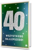 Opakowanie Karnet B6 Urodziny 40