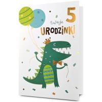 Opakowanie Karnet B6 Urodziny 5