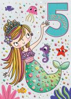 Karnet B6 Urodziny 5 - Syrenka. Wydawca: Henry. SmakLiter.pl Opakowanie Karnet B6 Urodziny 5 - Syrenka