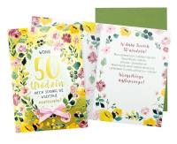 Opakowanie Karnet B6 Urodziny 50 (kwiaty)