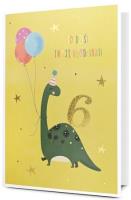 Opakowanie Karnet B6 Urodziny 6