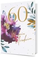 Opakowanie Karnet B6 Urodziny 60