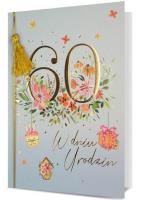 Karnet B6 Urodziny 60. Wydawca: PAN DRAGON. SmakLiter.pl Opakowanie Karnet B6 Urodziny 60