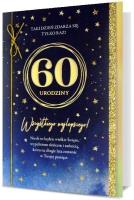 Opakowanie Karnet B6 Urodziny 60