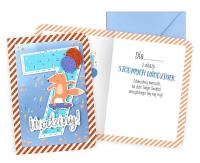 Opakowanie Karnet B6 Urodziny 7 chłopiec