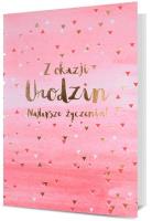 Opakowanie Karnet B6 Urodziny