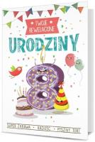 Opakowanie Karnet B6 Urodziny 8 HM200-2606