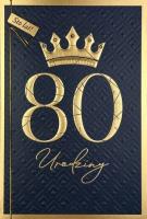 Karnet B6 Urodziny 80. Wydawca: PAN DRAGON. SmakLiter.pl Opakowanie Karnet B6 Urodziny 80