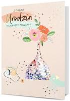 Opakowanie Karnet B6 Urodziny