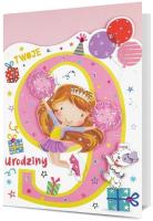 Opakowanie Karnet B6 Urodziny 9