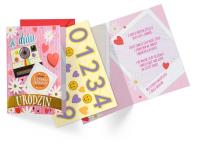 Opakowanie Karnet B6 Urodziny