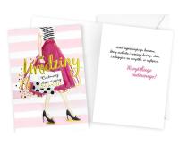 Karnet B6 Urodziny cudownej dziewczyny. Autor: Kukartka. SmakLiter.pl Okładka książki Karnet B6 Urodziny cudownej dziewczyny