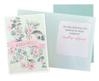 Opakowanie Karnet B6 Urodziny damskie, kwiaty