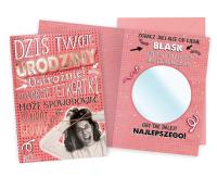 Opakowanie Karnet B6 Urodziny damskie lusterko